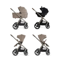 Silver Cross Cove 2 Full-Size All-Terrain Stroller - Champagne