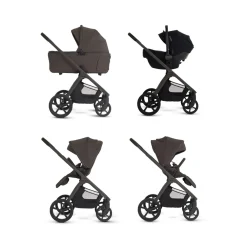 Silver Cross Cove 2 Full-Size All-Terrain Stroller - Chocolate