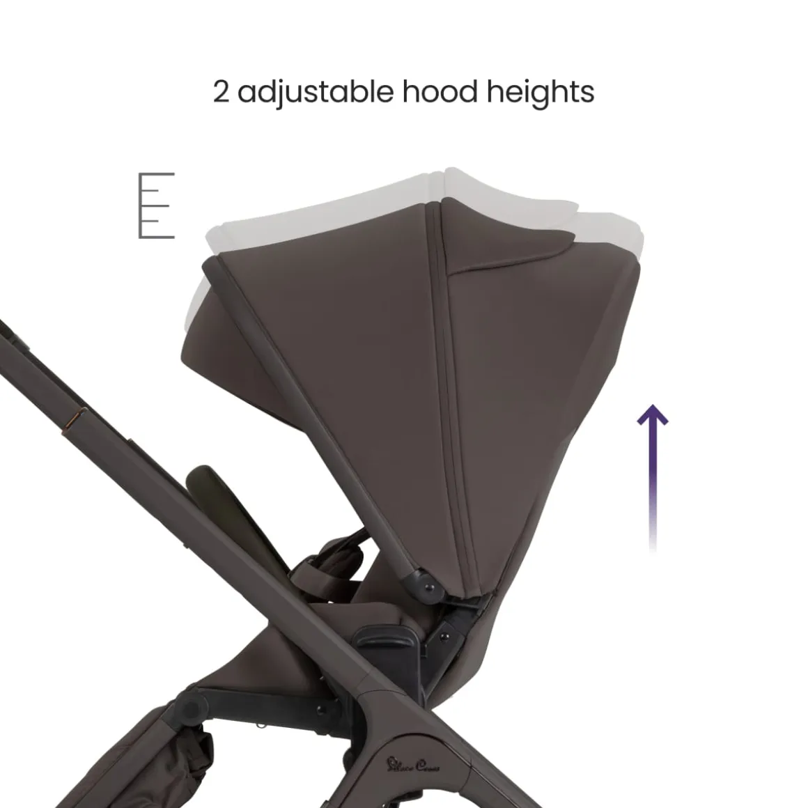 Silver Cross Cove 2 Full-Size All-Terrain Stroller - Chocolate