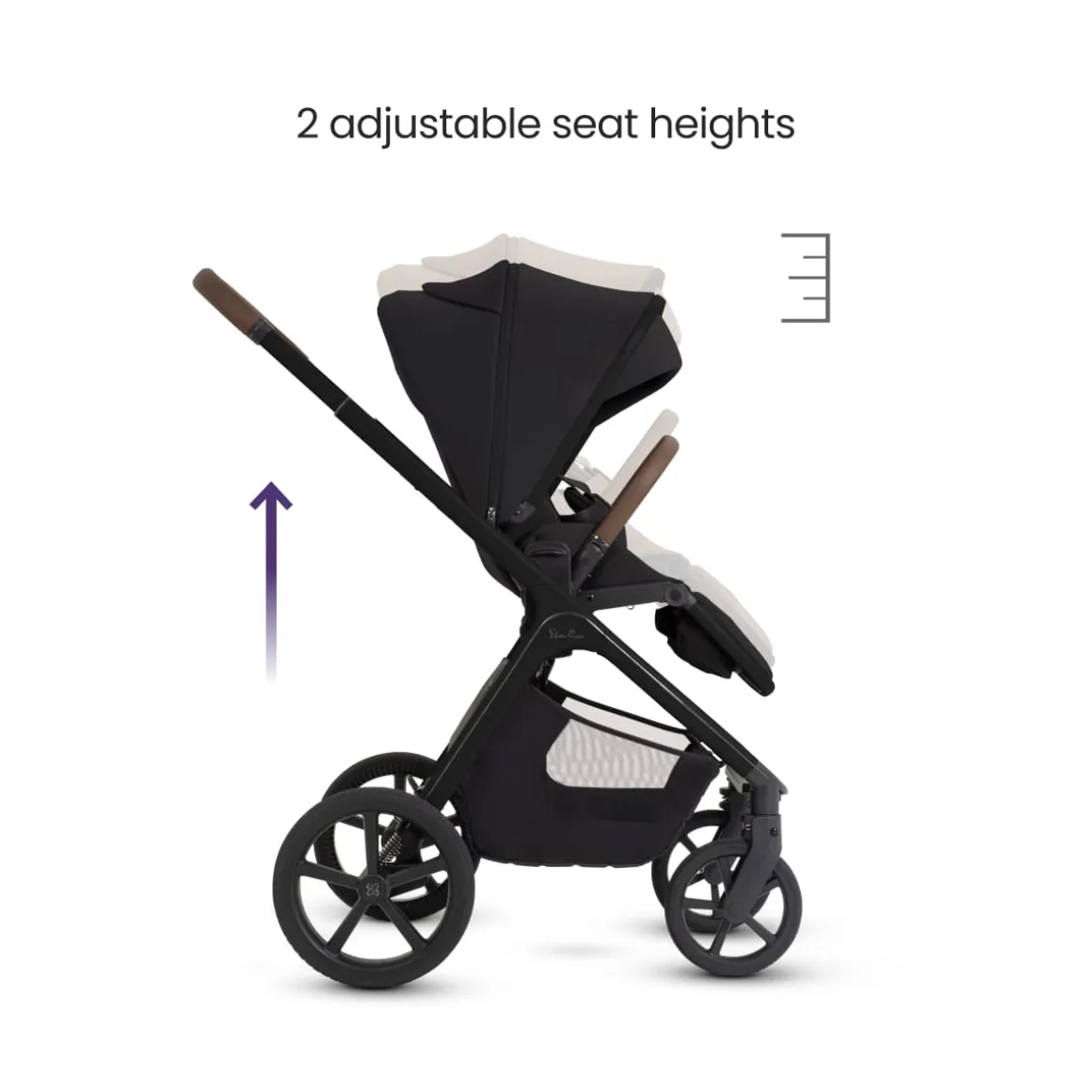 Silver Cross Cove 2 Full-Size All-Terrain Stroller - Onyx