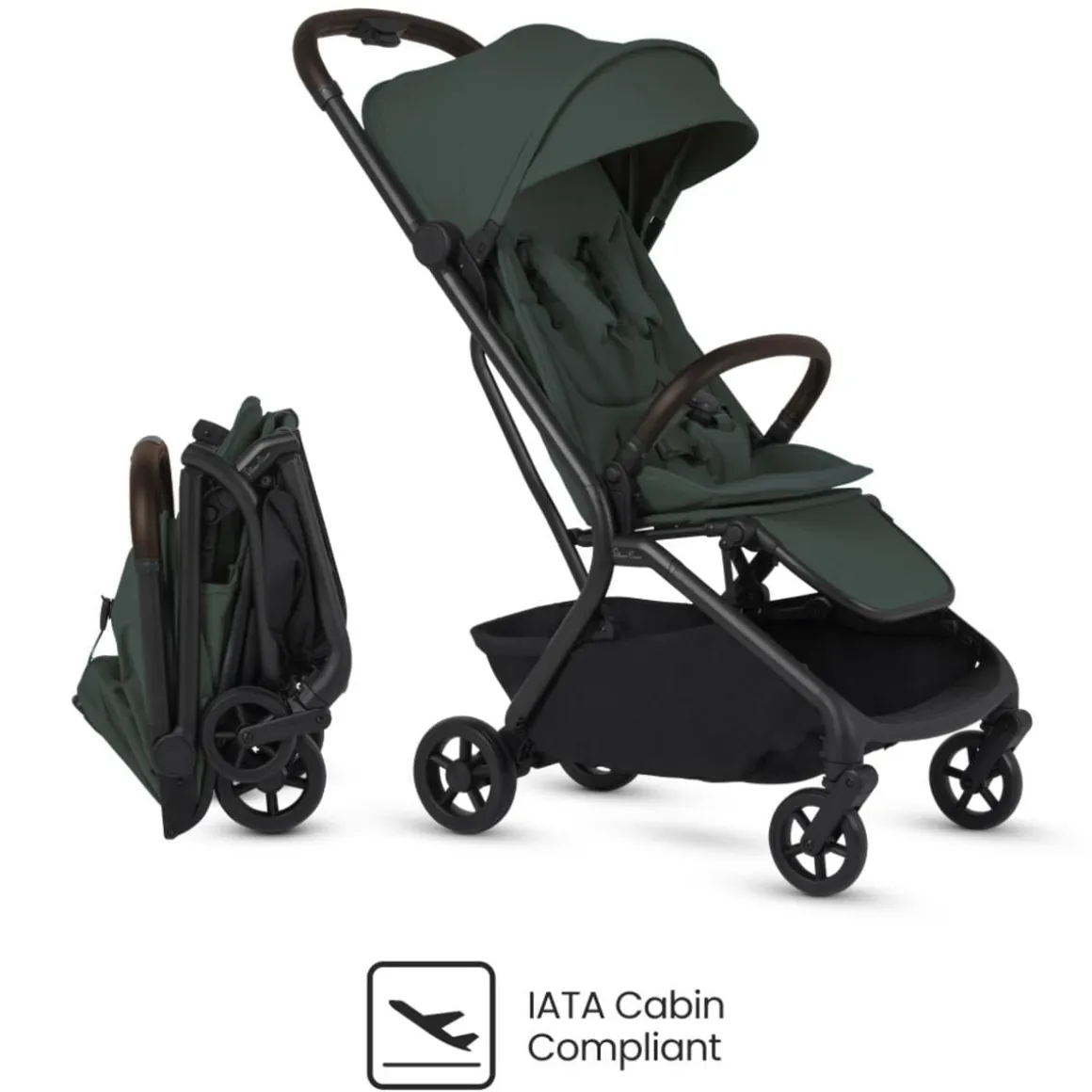 Silver Cross Nia Compact Travel Stroller - Conifer