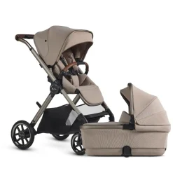 Silver Cross Reef 2 Multi-terrain Modular Stroller + Bassinet Bundle - Frappe