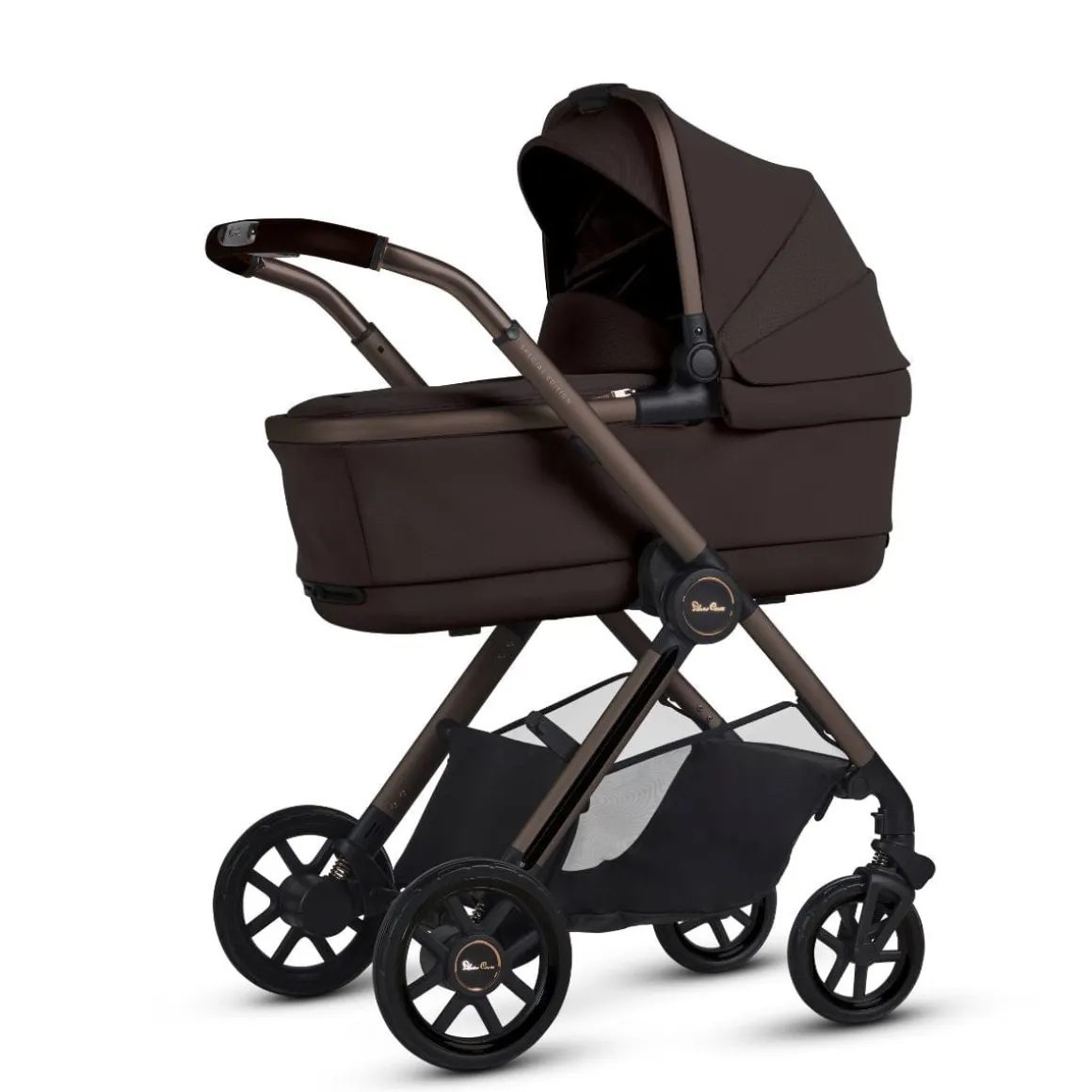 Silver Cross Reef 2 Multi-terrain Modular Stroller + Bassinet Bundle - Ganache
