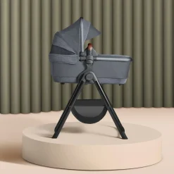 Silver Cross Wave Tandem Bassinet - Lunar