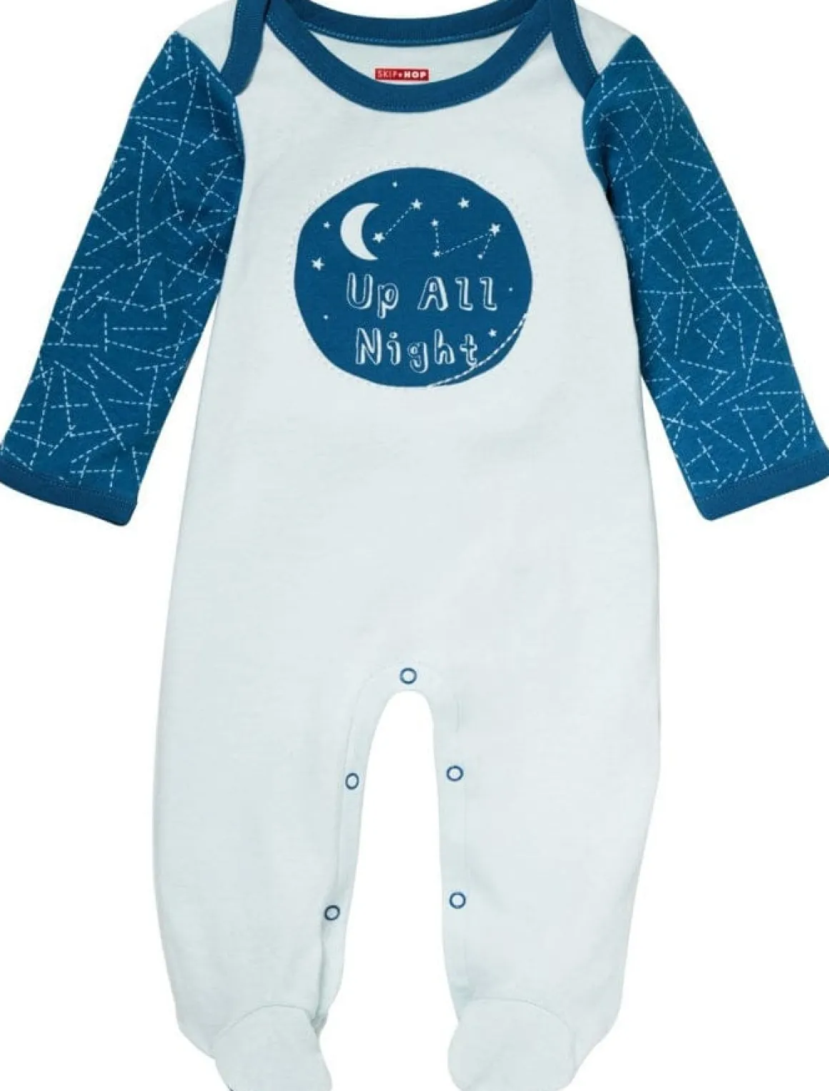 Skip Hop Baby Says Footie, Up All Night - Galaxy (Newborn)