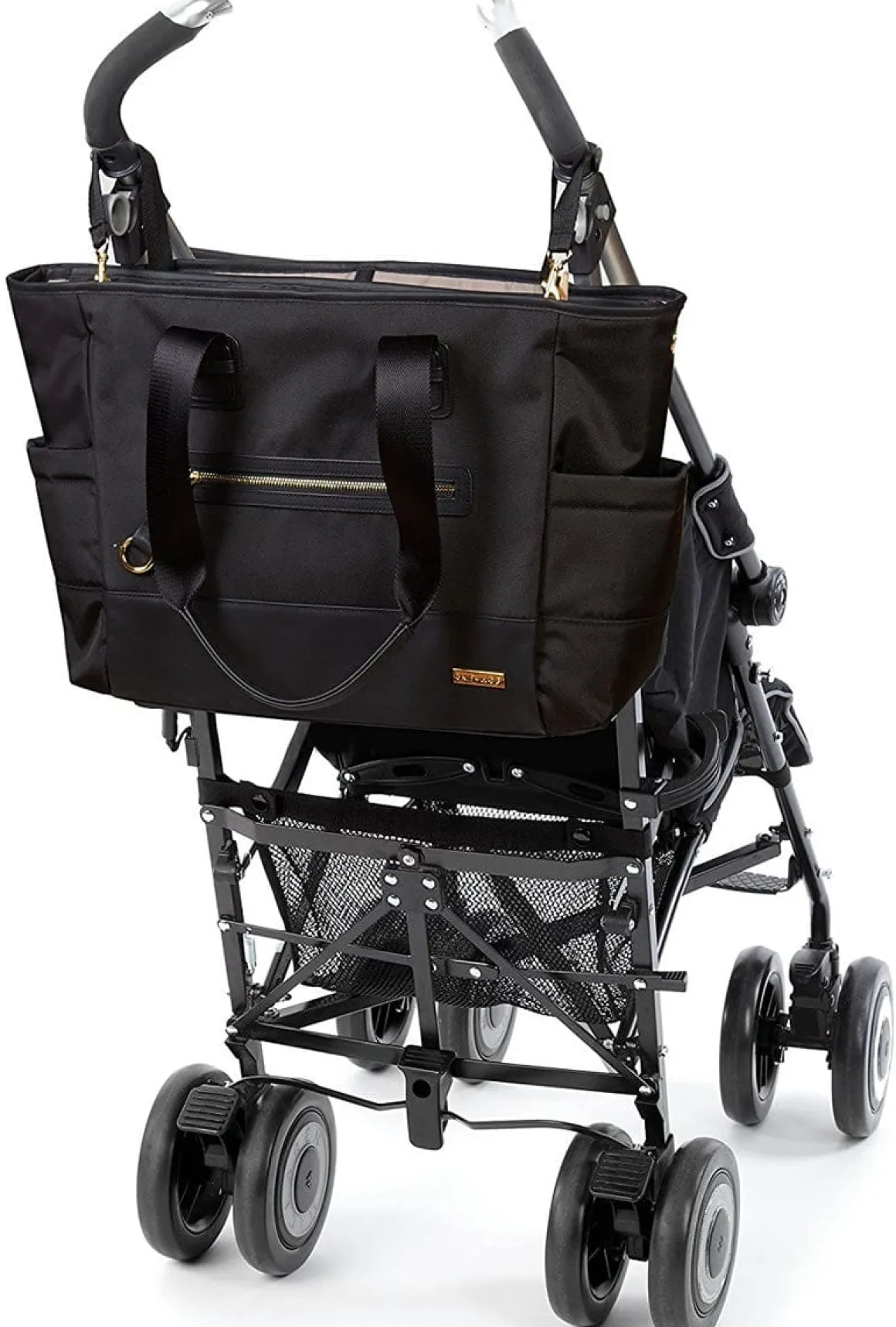 Skip Hop Chelsea 2in1 Downtown Chic Tote Diaper Bag - Black