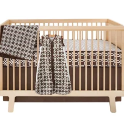 Skip Hop Complete Sheet 4 Crib Piece Set - Chocolate Lattice