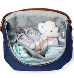 Skip Hop Curve Satchel Diaper Bag - Navy
