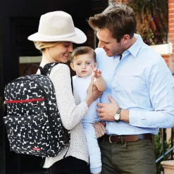 Skip Hop Duo Backpack Diaper Bag - Cubes