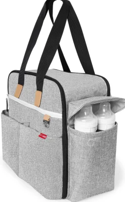 Skip Hop Duo Weekender Diaper Bag - Grey Melange