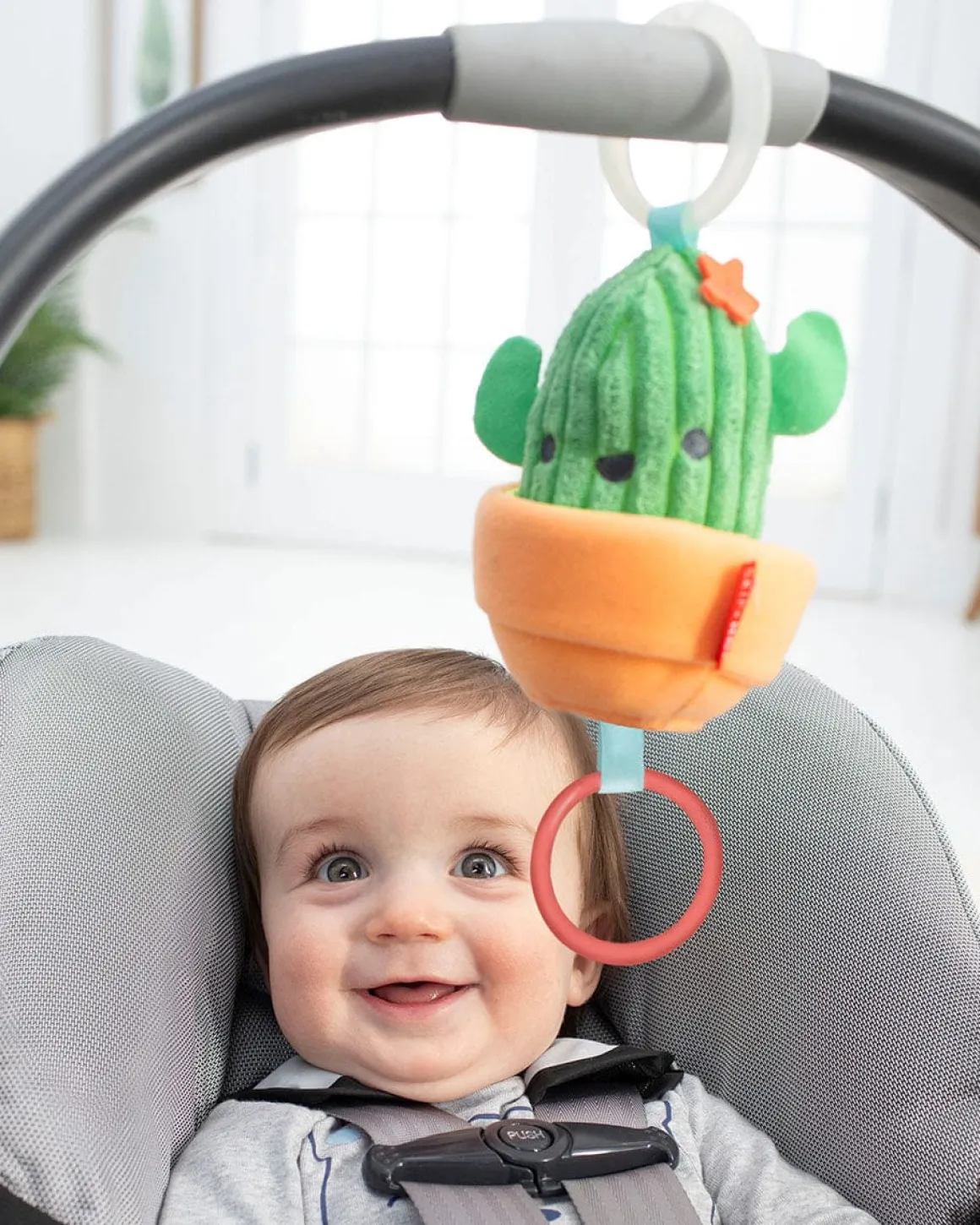 Skip Hop Farmstand Jitter Stroller Toy - Cactus