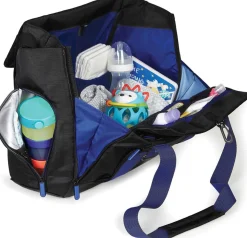 Skip Hop Fit All-Access Diaper Bag - Black/Cobalt