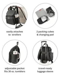 Skip Hop Forma Next Backpack Diaper Bag - Grey