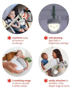 Skip Hop Glow With Me Portable Acorn Sound Machine
