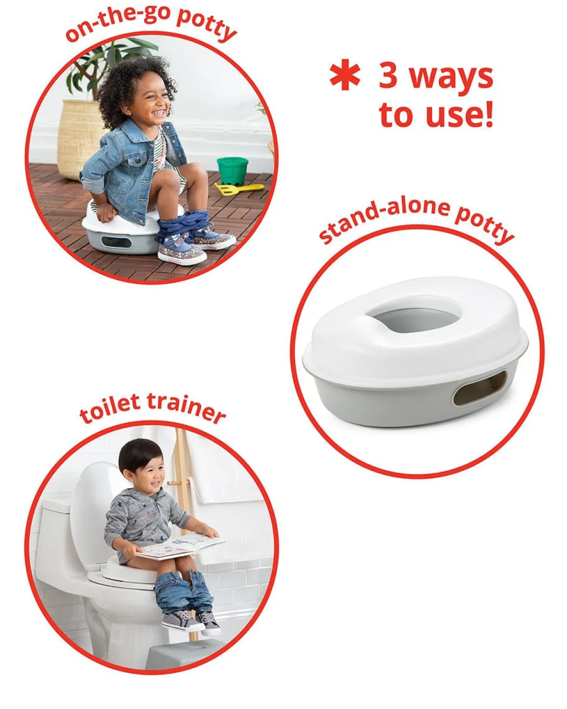 Skip Hop Go Time 3-in-1 Potty
