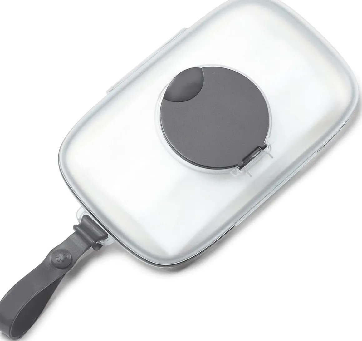 Skip Hop Grab & Go Snug Seal Wipes Case - Grey