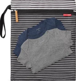 Skip Hop Grab & Go Wet/Dry BagÊ- Black/White Stripe