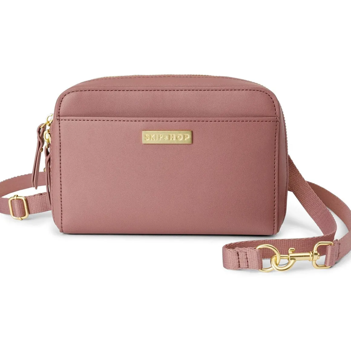 Skip Hop Greenwich Convertible Hip Pack Diaper Bag - Dusty Rose