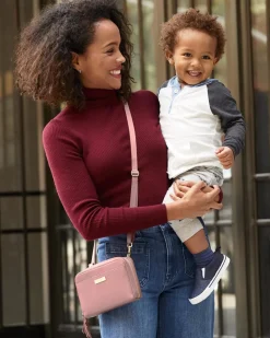 Skip Hop Greenwich Convertible Hip Pack Diaper Bag - Dusty Rose