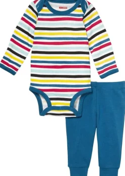 Skip Hop Long Sleeve Bodysuit & Pant Set - Stripes (3 Months)