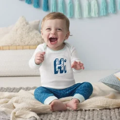 Skip Hop Long Sleeve Bodysuit & Pant Set, Hi - Galaxy (6 Months)
