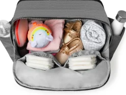 Skip Hop Madison Square Diaper Tote - Black/White Grid