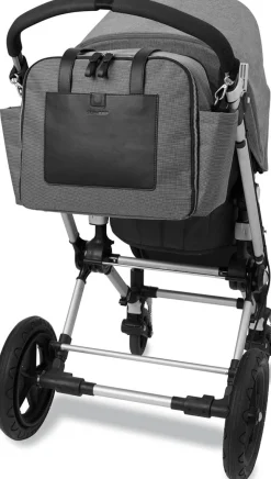 Skip Hop Madison Square Diaper Tote - Black/White Grid