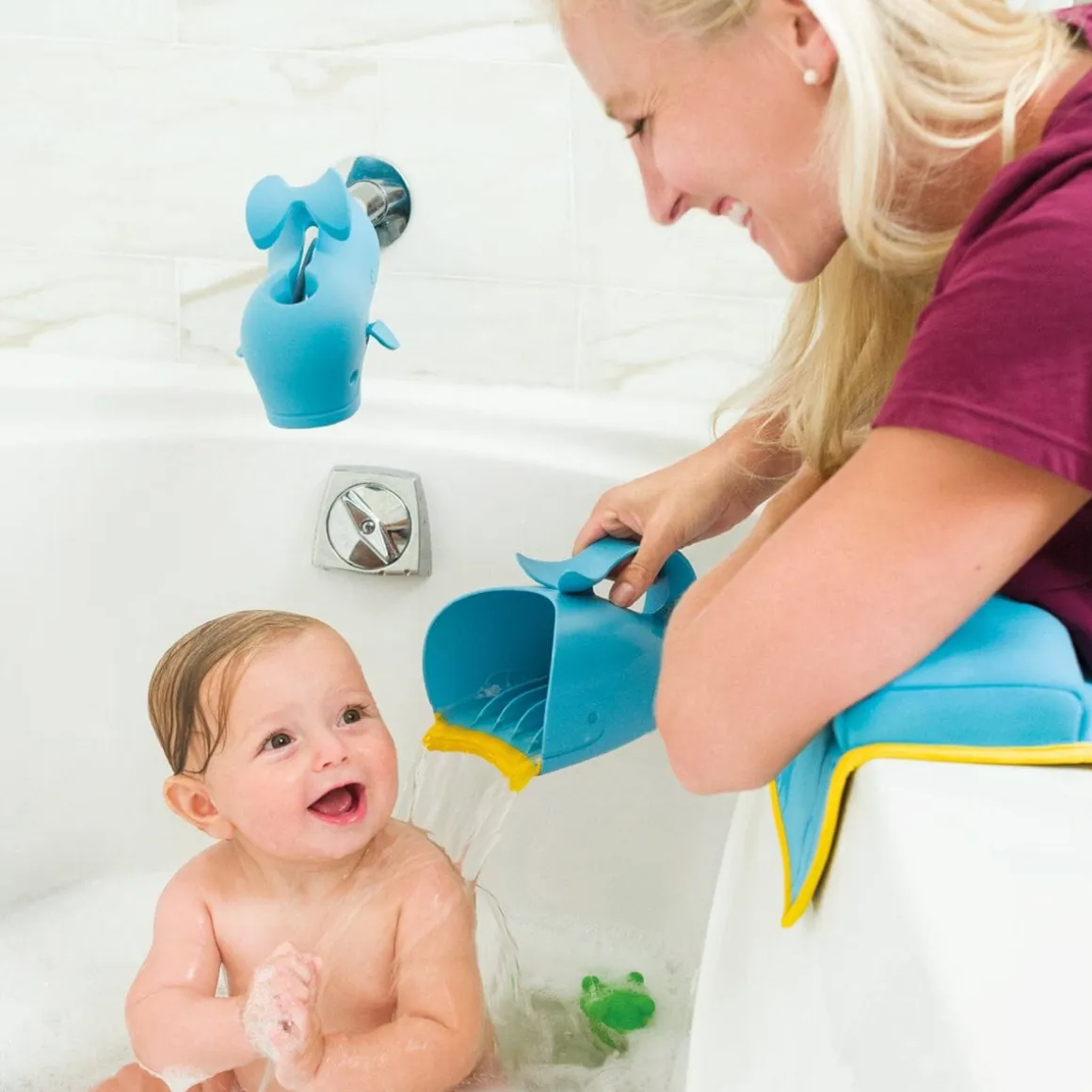 Skip Hop Moby Waterfall Bath Rinser - Blue