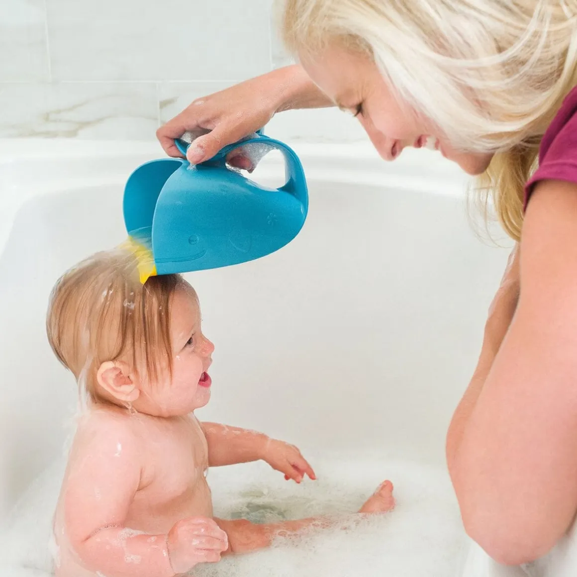 Skip Hop Moby Waterfall Bath Rinser - Blue