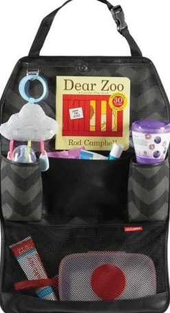 Skip Hop On The Go Style Driven Back Seat Organizer - Tonal Chevron