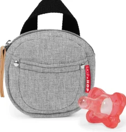 Skip Hop Pacifier Pocket - Grey Melange
