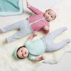 Skip Hop Petite Triangles 4-Piece Welcome Home Set - Pink (3 Months)