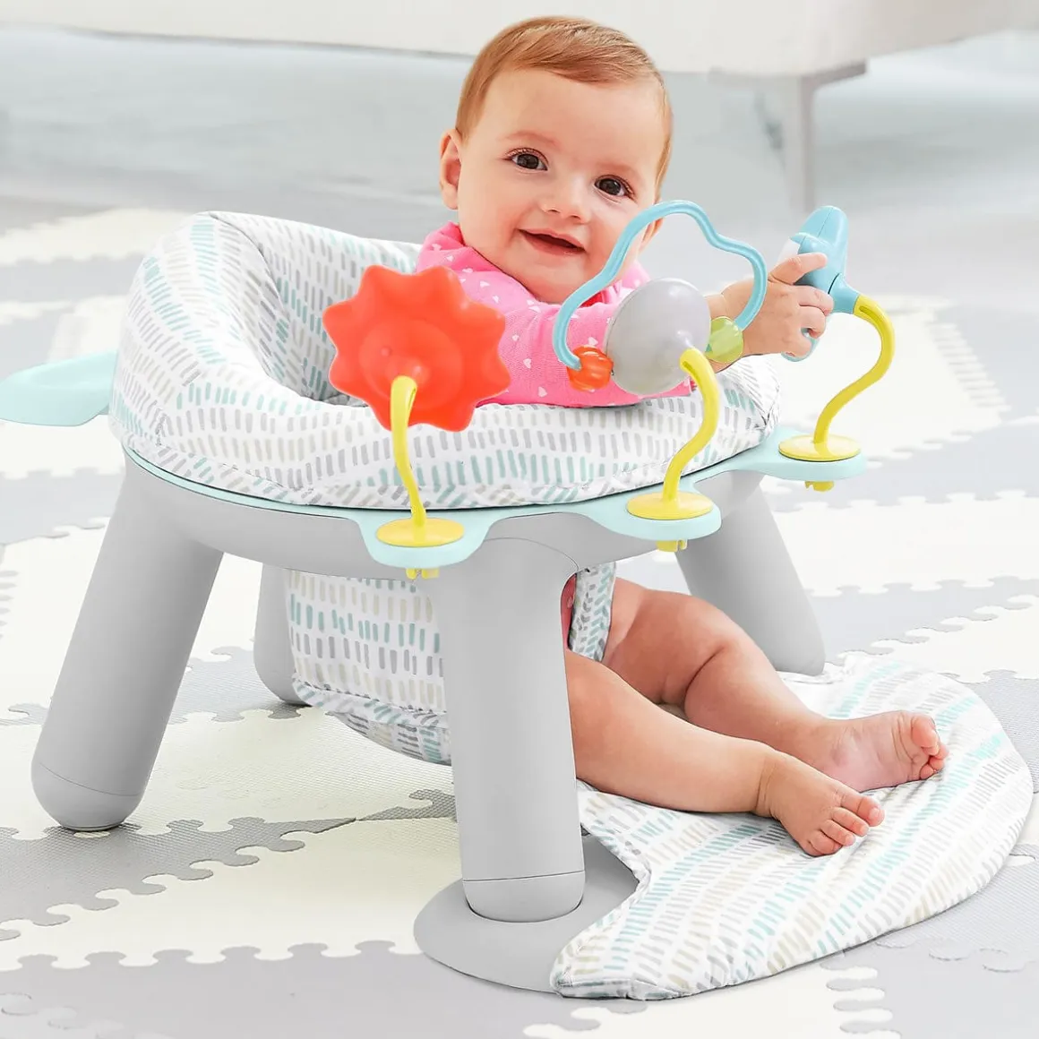 Skip Hop Silver Lining Cloud 2-in-1 Activity Floor Seat