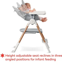Skip Hop Sit-To-Step High Chair - Grey