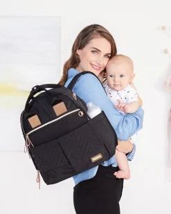 Skip Hop Suite 6-In-1 Diaper Backpack Set - Black