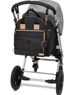 Skip Hop Suite 6-In-1 Diaper Backpack Set - Black