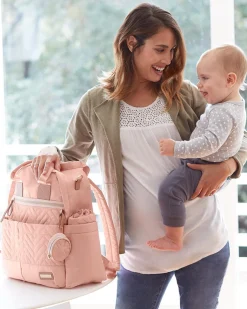 Skip Hop Suite 6-In-1 Diaper Backpack Set - Blush