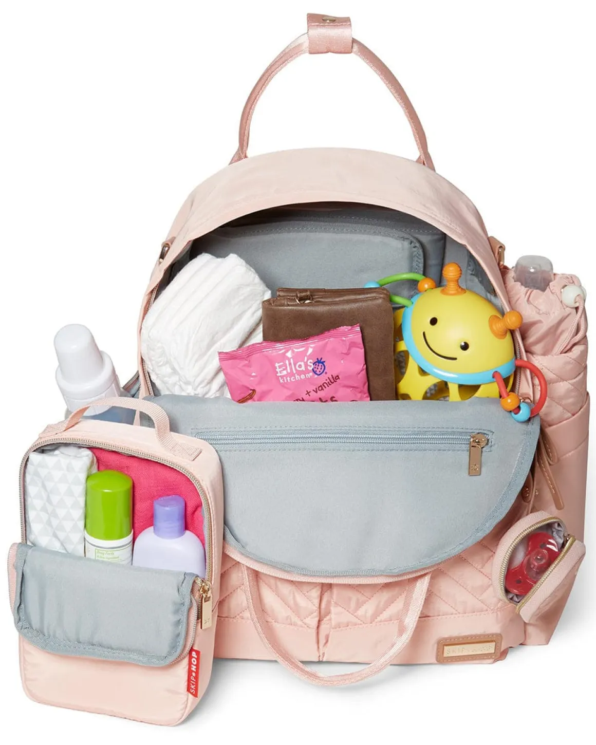 Skip Hop Suite 6-In-1 Diaper Backpack Set - Blush