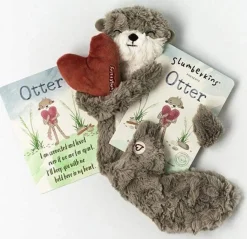 Slumberkins Snuggler Bundle - Otter - Pebble (Family Bonding)