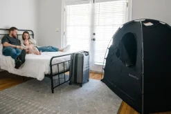 SlumberPod Privacy Canopy - Black / Gray