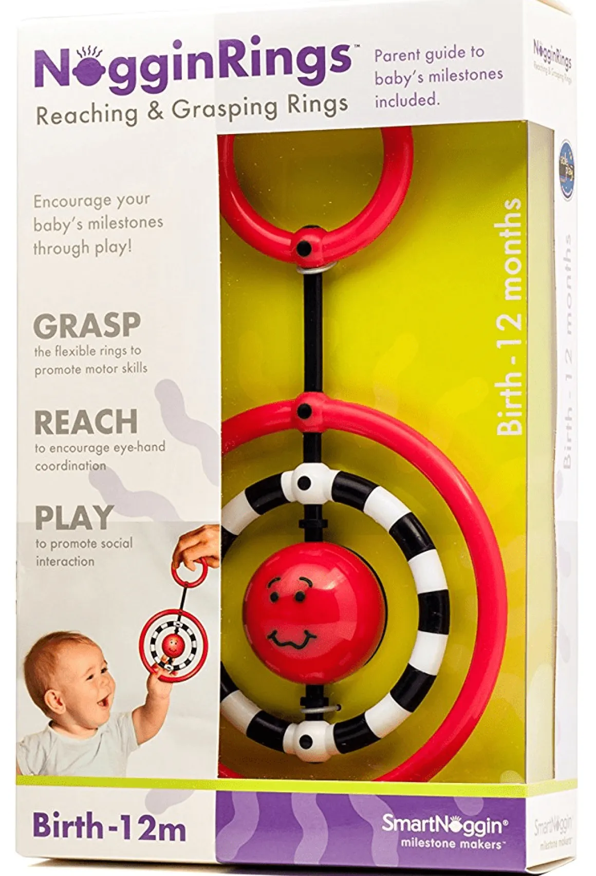 SmartNoggin NogginRings Reaching & Grasping Rings