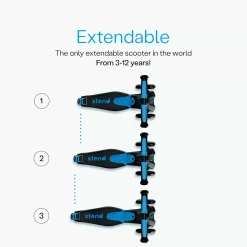 SmarTrike Xtend Ride On & Scooter - Blue