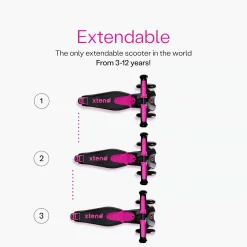 SmarTrike Xtend Ride On & Scooter - Fuchsia