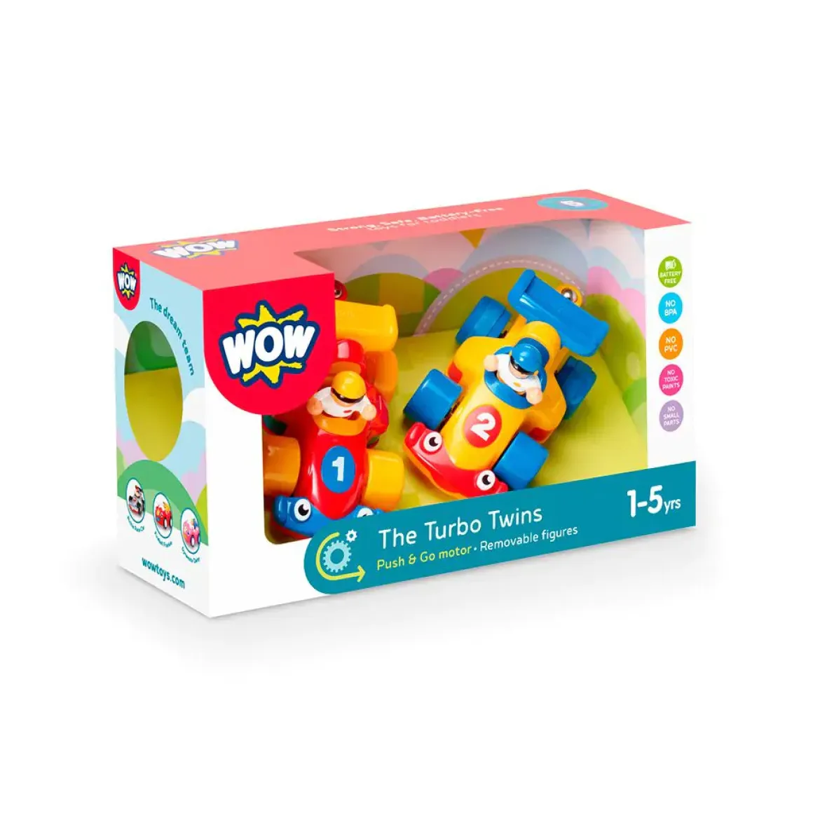 Smart Toys and Games WOW Toys The Turbo Twins