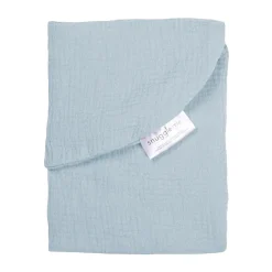 Snuggle Me Lounger Curve Muslin Cover - Bluebell