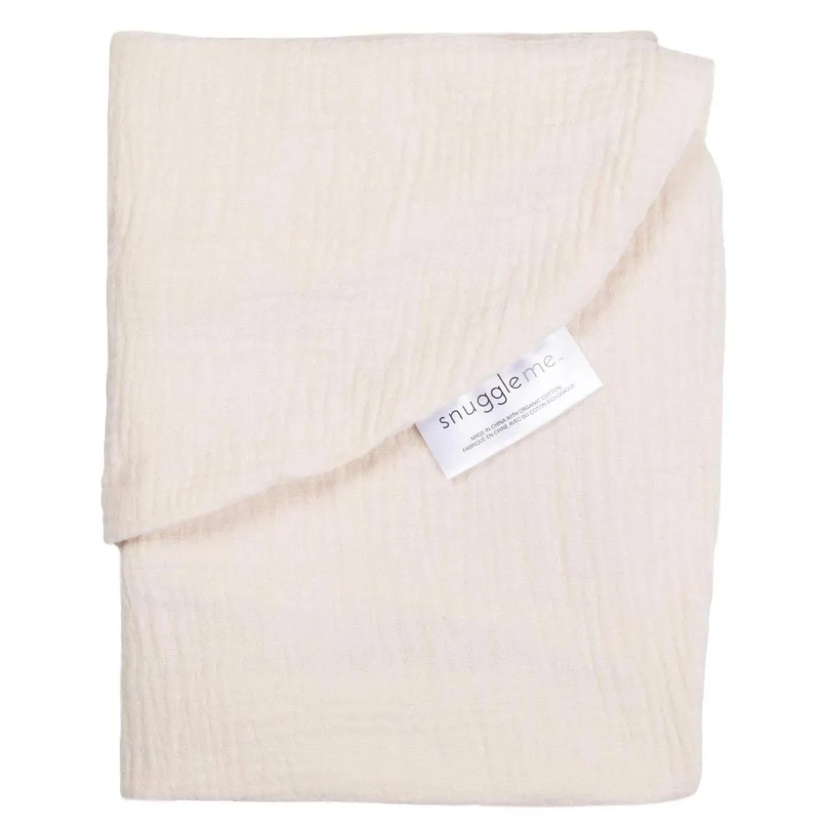 Snuggle Me Lounger Curve Muslin Cover - Natural