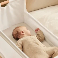 Snuz Bassinet Fitted Sheets, 2 Pack - Cashmere