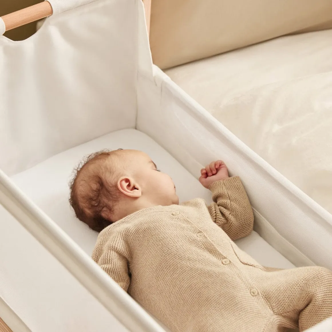 Snuz Bassinet Fitted Sheets, 2 Pack - White