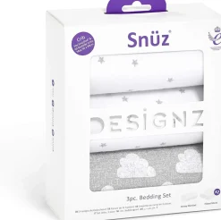 Snuz 3 Piece SnuzPod Crib Bedding Set - Cloud