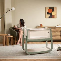 Snuz SnuzPod 5 Bedside Bassinet - Sage